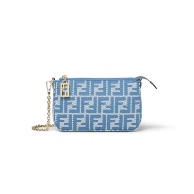 FENDI BAGUETTE POUCH 8BS073AUNJF1SKL (20*12*3cm)